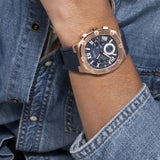 Guess Headline Multifunction Quartz Blue Dial Blue Silicone Strap Watch For Men - GW0571G2 Authentic Buy Shop Now