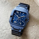Guess Dress Multifunction Blue Dial Blue Steel Strap Watch for Men - GW0631G3 Authentic Buy Shop Now