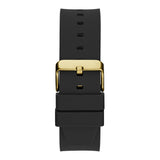 Guess Zeus Multifunction Crystals Black Dial Black Silicone Strap Watch For Men - GW0208G4 Authentic Buy Shop Now