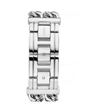 Guess Mod Heavy Metal Silver Dial Silver Steel Strap Watch For Women - W1117L1 Authentic Buy Shop Now