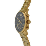 Guess Horizon Chronograph Black Dial Gold Steel Strap Watch For Men - W0379G4 Authentic Buy Shop Now
