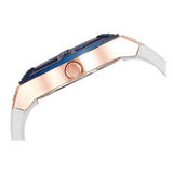 Guess Jet Setter White Dial White Rubber Strap Watch for Women - W0564L1 Authentic Buy Shop Now