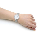 Guess Chelsea Quartz Silver Dial Silver Mesh Strap Watch For Women - W0647L6 Authentic Buy Shop Now