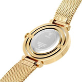 Guess Dream Quartz Gold Dial Gold Mesh Strap Watch For Women - GW0550L2 Authentic Buy Shop Now