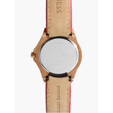 Guess Limelight Quartz Multicolor Dial Red Leather Strap Watch For Women - W0775L4 Authentic Buy Shop Now