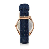 Guess Little Flirt Quartz Blue Dial Blue Leather Strap Watch For Women - W0456L6 Authentic Buy Shop Now