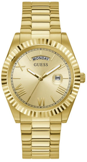 Guess Connoisseur Gold Dial Gold Steel Strap Watch for Men - GW0265G2 Authentic Buy Shop Now