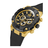 Guess Navigator Chronograph Black Dial Black Rubber Strap Watch for Men - GW0264G3 Authentic Buy Shop Now