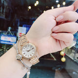 Guess Park Ave White Dial Rose Gold Steel Strap Watch for Women - W0767L3 Authentic Buy Shop Now