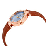 Guess Park Avenue Blue Dial Brown Leather Strap Watch for Women - W0838L2 Authentic Buy Shop Now