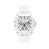Guess Phoenix Multifunction White Dial White Rubber Strap Watch for Men - GW0203G2 Authentic Buy Shop Now