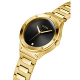 Guess Scope Quartz Black Dial Gold Steel Strap Watch for Men - GW0427G2 Authentic Buy Shop Now