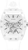 Guess Phoenix Multifunction White Dial White Rubber Strap Watch for Men - GW0203G2 Authentic Buy Shop Now