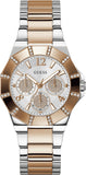 Guess Sunray Multifunction Crystals Silver Dial Two Tone Steel Strap Watch For Women - GW0616L3 Authentic Buy Shop Now