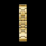 Guess Tri Glitz Quartz Diamonds Gold Dial Gold Mesh Bracelet Watch For Women - W1142L2 Authentic Buy Shop Now