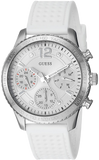 Guess Marina Quartz White Dial White Rubber Strap Watch For Women - W1025L1 Authentic Buy Shop Now