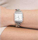 Guess Vanity Diamonds White Dial Silver Steel Strap Watch for Women - W1030L1 Authentic Buy Shop Now