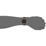 Guess Rigor Analog Black Dial Black Leather Strap Watch For Men - W0040G5 Authentic Buy Shop Now