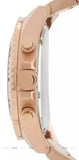 Guess Chaser Chronograph Black Dial Rose Gold Steel Strap Watch for Men - W0170G3 Authentic Buy Shop Now