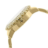 Guess Dazzler Diamonds Silver Dial Gold Steel Strap Watch for Women - W0335L2 Authentic Buy Shop Now