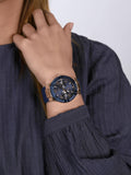 Guess Jet Setter Analog Quartz Blue Dial Blue Rubber Strap Watch For Women - W0571L1 Authentic Buy Shop Now
