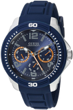 Guess Trade Blue Dial Blue Silicone Strap Watch for Men - W0967G2 Authentic Buy Shop Now