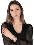 Guess Muse Quartz Silver Dial Rose Gold Steel Strap Watch For Women - W1008L3 Authentic Buy Shop Now