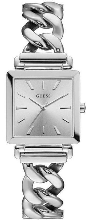 Guess Vanity Silver Dial Silver Steel Strap Watch for Women - W1029L1 Authentic Buy Shop Now
