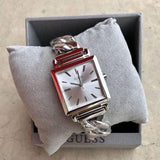Guess Vanity Silver Dial Silver Steel Strap Watch for Women - W1029L1 Authentic Buy Shop Now