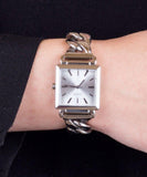 Guess Vanity Silver Dial Silver Steel Strap Watch for Women - W1029L1 Authentic Buy Shop Now