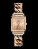 Guess Vanity Rose Gold Dial Rose Gold Steel Strap Watch for Women - W1029L3 Authentic Buy Shop Now