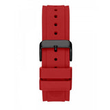 Guess Legacy Black Dial Red Silicone Strap Watch for Men - W1049G6 Authentic Buy Shop Now