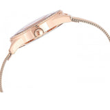 Guess Tri Glitz Quartz Diamonds Rose Gold Dial Rose Gold Mesh Bracelet Watch For Women - W1142L4 Authentic Buy Shop Now