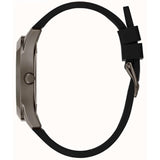 Guess Crush Crystals Silver Dial Black Rubber Strap Watch for Women - W1223L4 Authentic Buy Shop Now