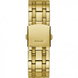 Guess Surge Chronograph Black Dial Gold Steel Strap Watch for Men - W1258G2 Authentic Buy Shop Now