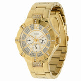 Guess Vista Diamonds Gold Dial Gold Steel Strap Watch for Women - W13573L1 Authentic Buy Shop Now