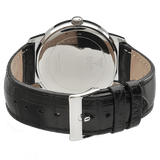 Guess Wafer Analog Black Dial Black Leather Strap Watch For Men - W70016G1 Authentic Buy Shop Now