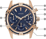 Guess Analog Quartz Blue Dial Blue Rubber Strap Watch For Women - W0562L3 Authentic Buy Shop Now