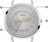 Guess Montauk Silver Dial Two Tone Steel Strap Watch for Women - W0933L5 Authentic Buy Shop Now