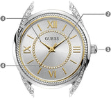 Guess Whisper Silver Dial Gold Mesh Bracelet Watch for Women - W1084L2 Authentic Buy Shop Now