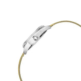 Guess Whisper Silver Dial Gold Mesh Bracelet Watch for Women - W1084L2 Authentic Buy Shop Now