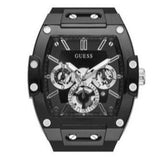 Guess Phoenix Multifunction Black Dial Black Rubber Strap Watch for Men - GW0203G3 Authentic Buy Shop Now