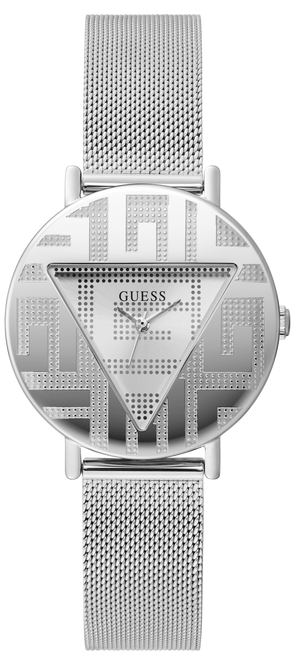 Guess Iconic Quartz Silver Dial Silver Mesh Bracelet Watch For Women - GW0527L1 Authentic Buy Shop Now