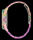 Guess Crown Jewel Diamonds Purple Dial Purple Steel Strap Watch for Women - GW0410L4 Authentic Buy Shop Now