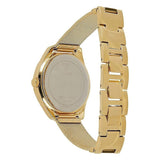 Guess Tri Glitz Quartz Diamonds Gold Dial Gold Mesh Bracelet Watch For Women - W1142L2 Authentic Buy Shop Now