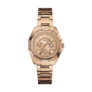 Guess Phantom Mini Rose Gold Dial Rose Gold Steel Strap Watch for Women - W0235L3 Authentic Buy Shop Now