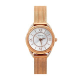 Guess Whisper Silver Dial Rose Gold Mesh Bracelet Watch for Women - W1084L3 Authentic Buy Shop Now