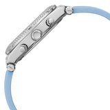 Guess Heiress Diamonds Blue Dial Blue Rubber Strap Watch for Women - GW0407L1 Authentic Buy Shop Now