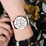 Guess Athena White Dial White Rubber Strap Watch For Women - GW0030L3 Authentic Buy Shop Now