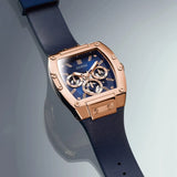 Guess Phoenix Multifunction Blue Dial Blue Rubber Strap Watch for Men - GW0202G4 Authentic Buy Shop Now